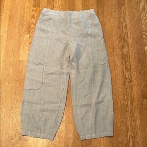Cut.loose Light grey Linen Pants m